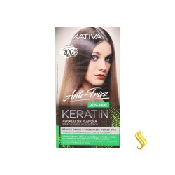Kativa Keratin Glättungs-Set Ohne Glätteisen Anti Frizz Xtra Shine Kativa - 1
