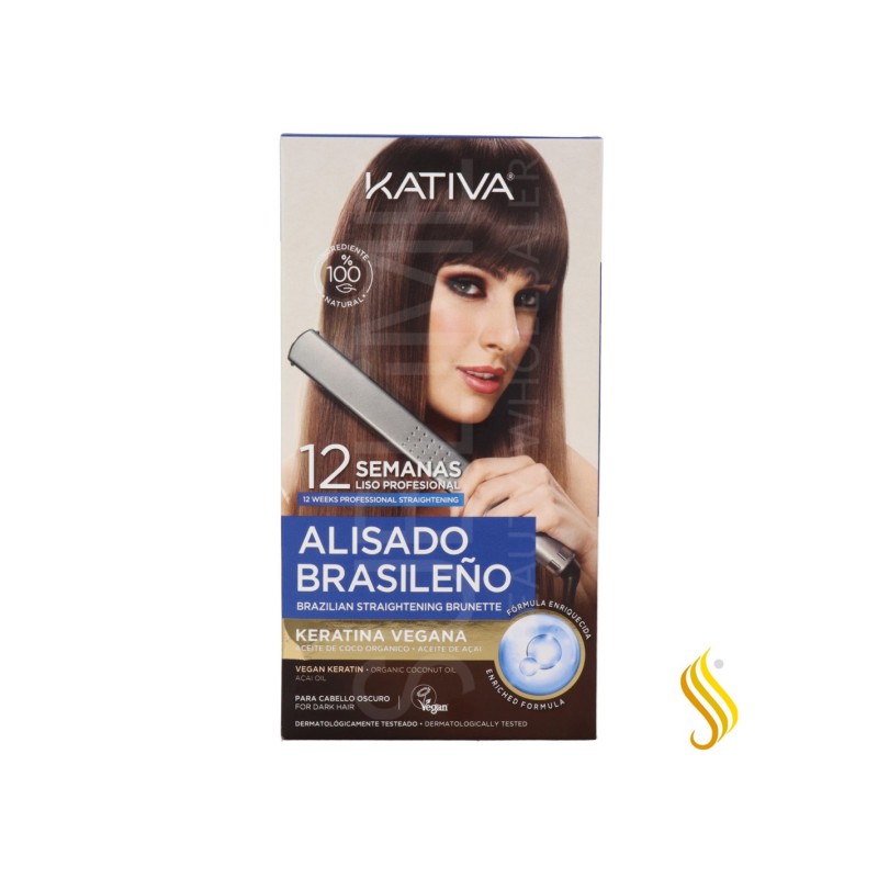 Kativa Brasilianische Glättung Veganes Set Dunkles Haar Kativa - 1