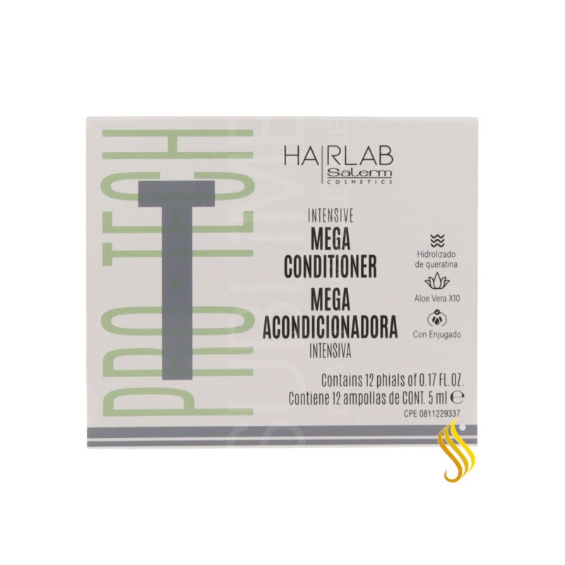 Salerm Hairlab Intensive Mega Conditioner Ampollas 12 x 5 ml Salerm - 1
