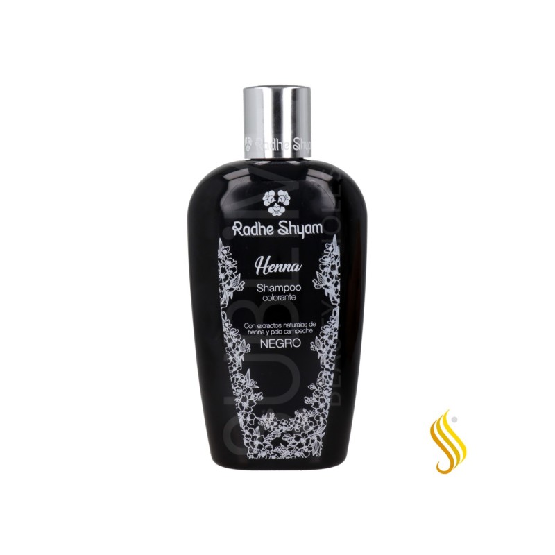 Radhe Shyam Henna Champú Colorante Negro 250 ml Radhe Shyam - 1