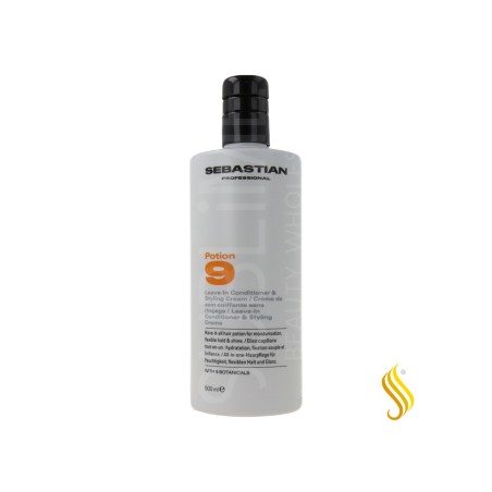 Sebastian Potion 9 Acondicionador Sin Aclarado y Crema de Peinado 500 ml Sebastian - 1