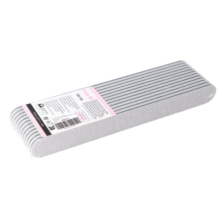 Pack de 12 limes moussées zebra droites 100/180 Eurostil - 1