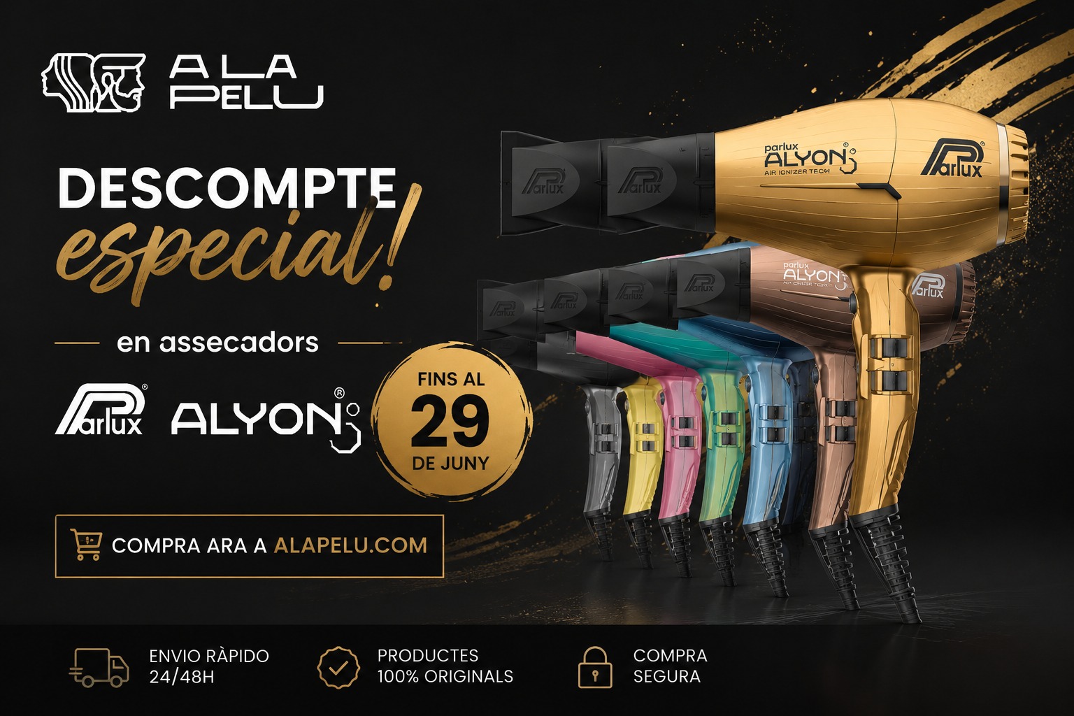 Secadores Parlux Alyon