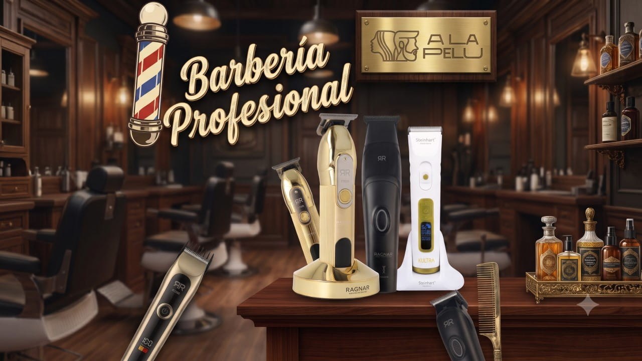 Máquinas de corte y retoque para barberos